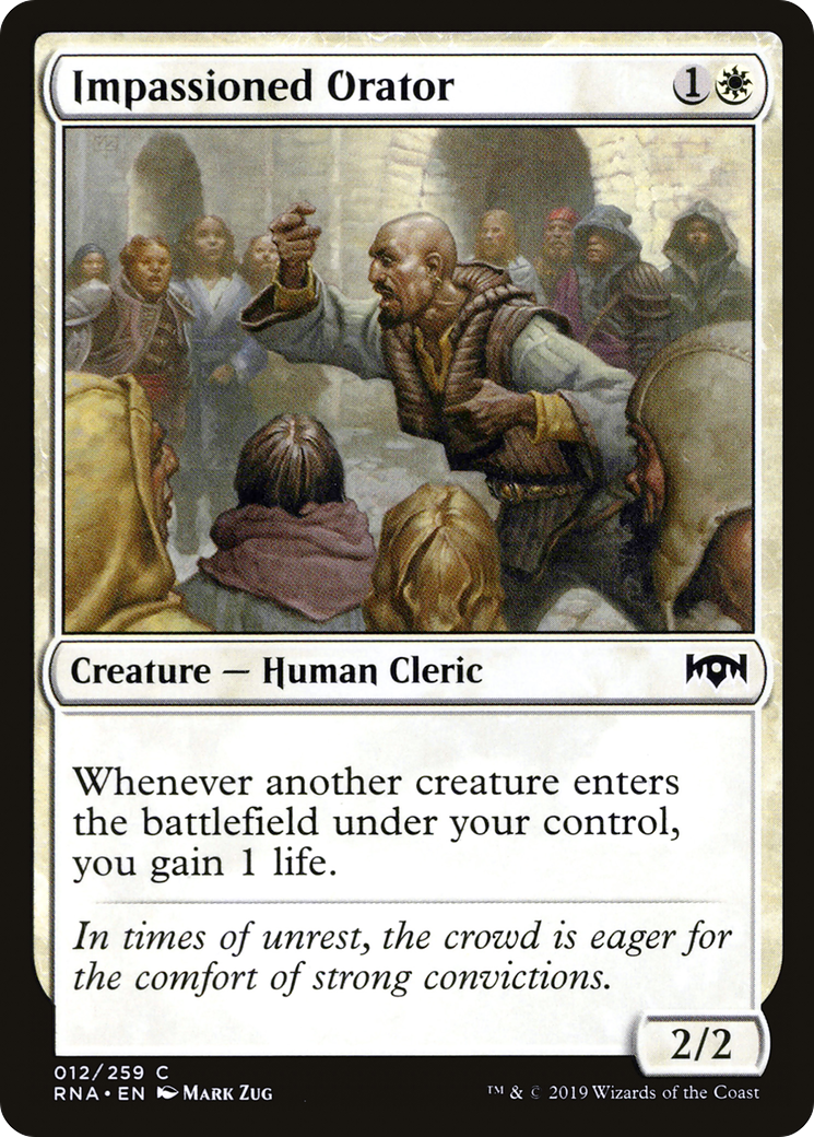Impassioned Orator (012) - Ravnica Allegiance