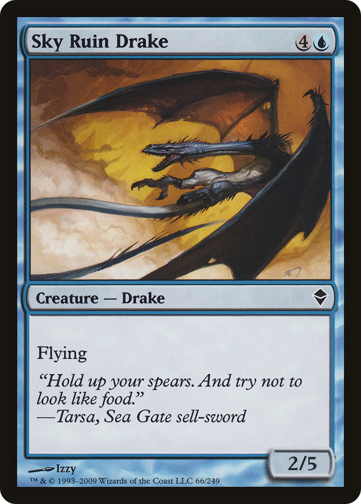 Sky Ruin Drake (066) - Zendikar