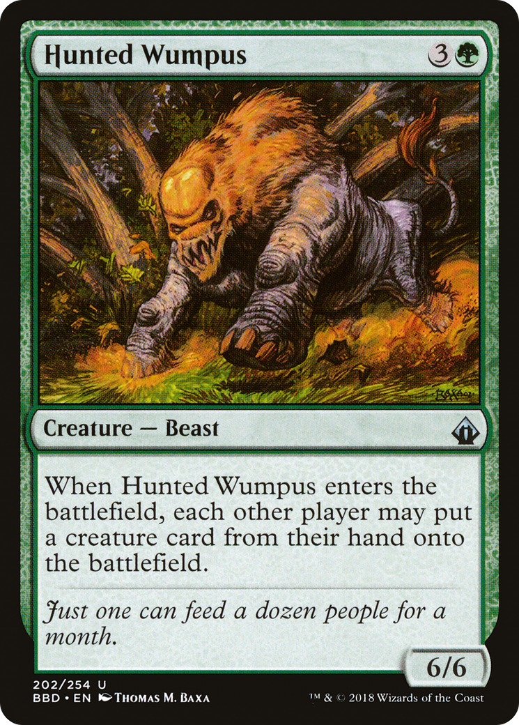 Hunted Wumpus (202) Foil - Battlebond