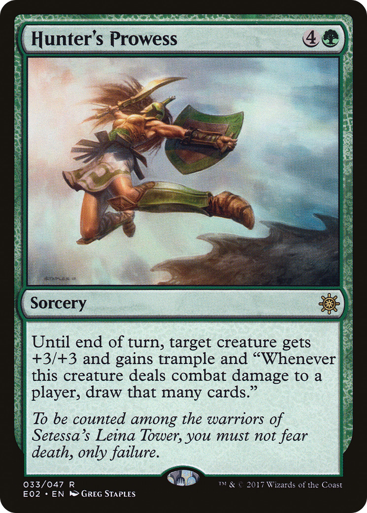 Hunter's Prowess (033) - Explorers of Ixalan