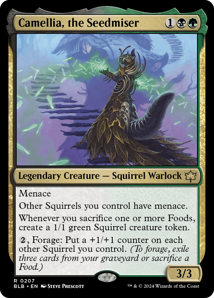 Camellia, the Seedmiser (207) Foil - Bloomburrow