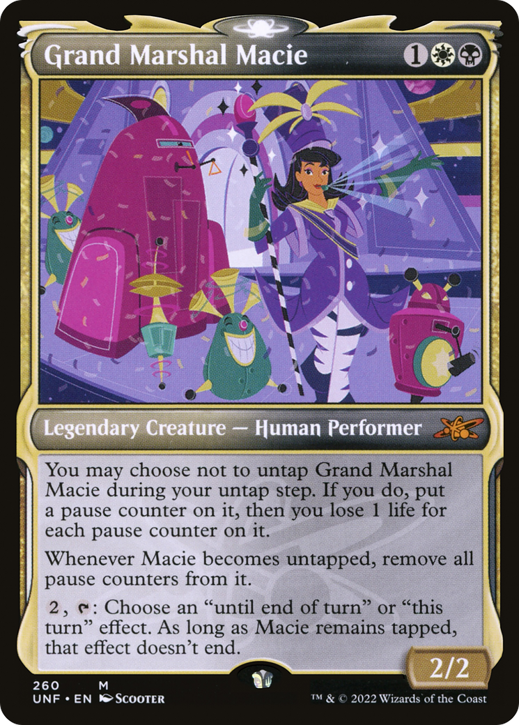 Grand Marshal Macie (Showcase) (260) Foil - Unfinity