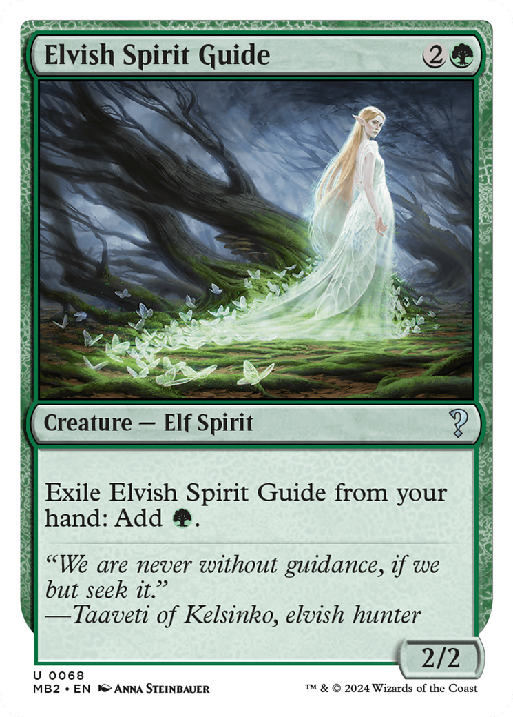 Elvish Spirit Guide (White Border) (068) - Mystery Booster 2