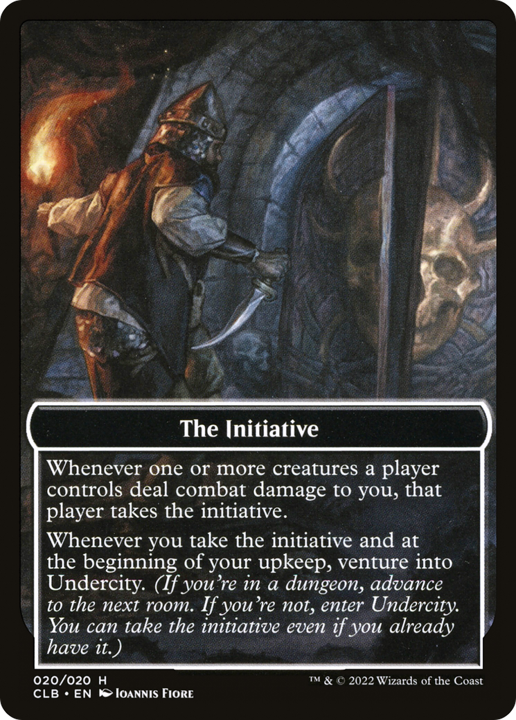 Undercity // The Initiative (020) Foil - Battle for Baldur's Gate Tokens