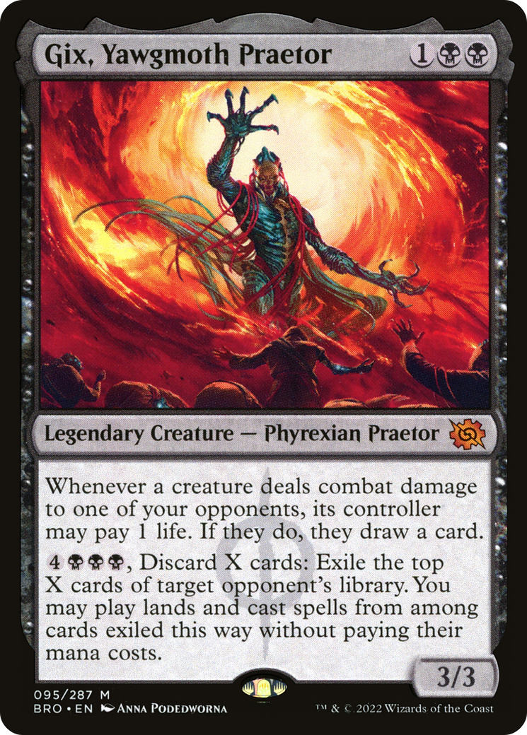 Gix, Yawgmoth Praetor (095) - The Brothers' War