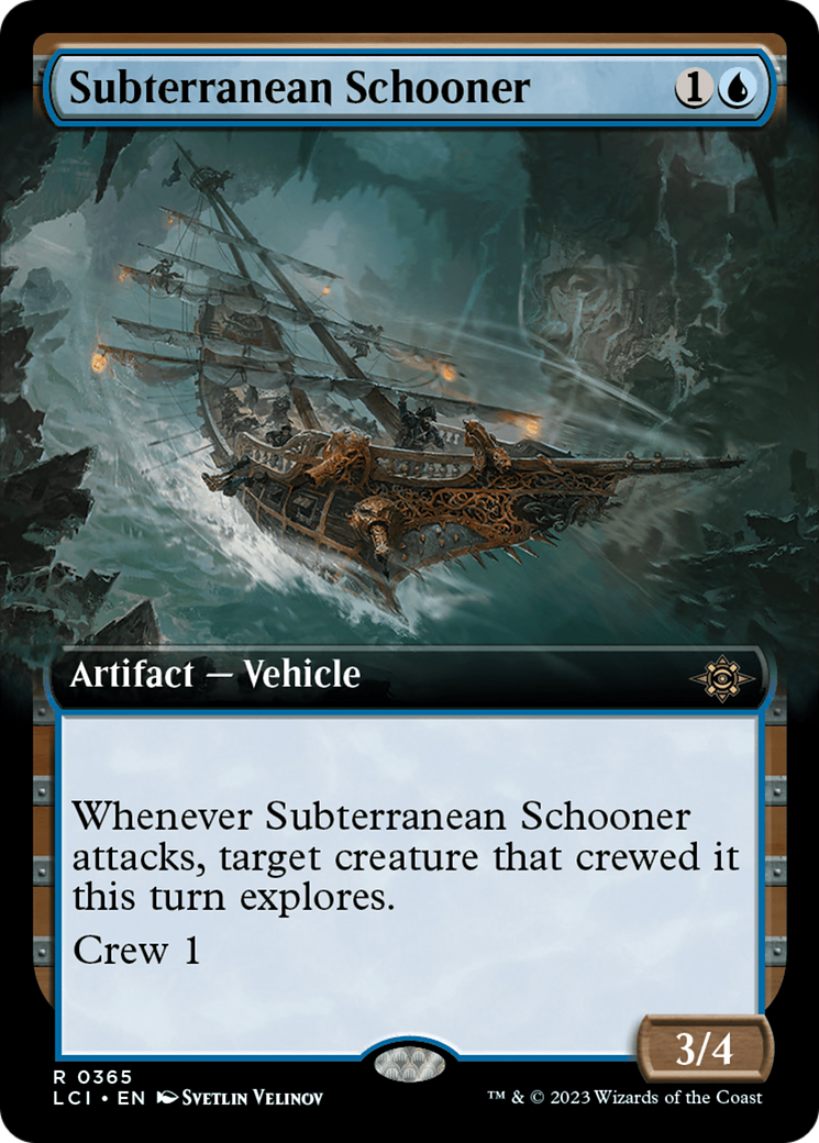 Subterranean Schooner (Extended Art) (365) - The Lost Caverns of Ixalan