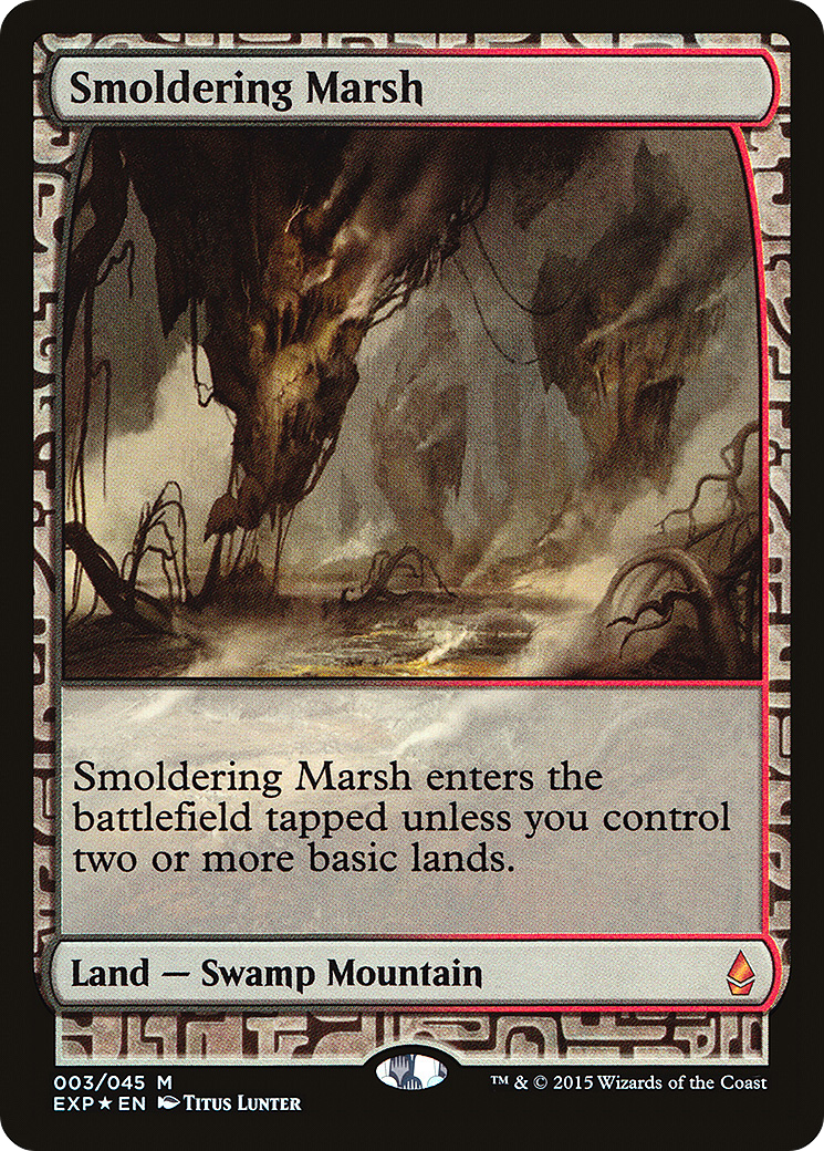 Smoldering Marsh (003) Foil - Zendikar Expeditions