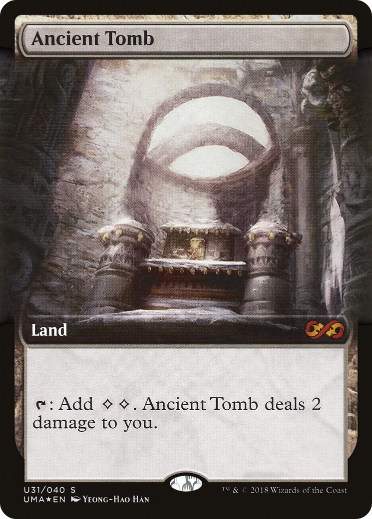 Ancient Tomb (Extended Art) (U31) Foil - Ultimate Box Topper