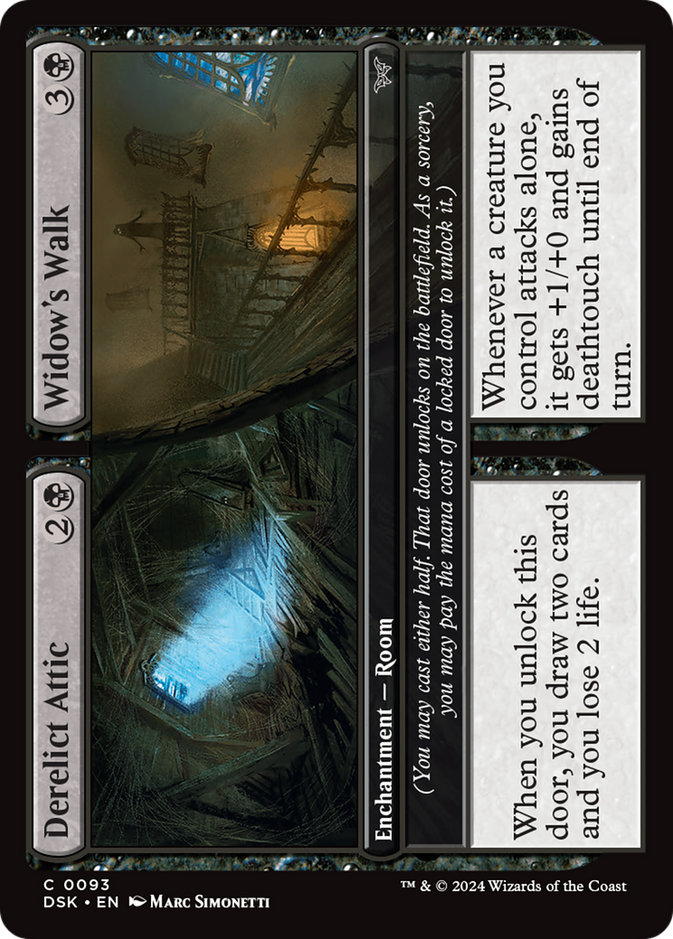 Derelict Attic // Widow's Walk (093) - Duskmourn: House of Horror