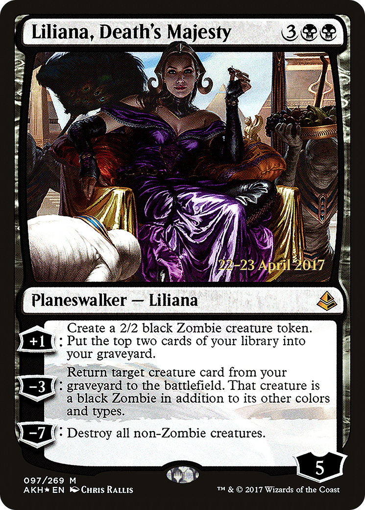 Liliana, Death's Majesty (97s) Foil - Amonkhet Promos