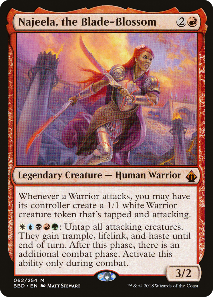 Najeela, the Blade-Blossom (062) Foil - Battlebond