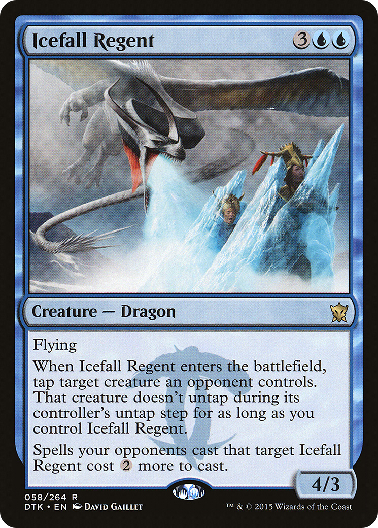 Icefall Regent (058) Foil - Dragons of Tarkir