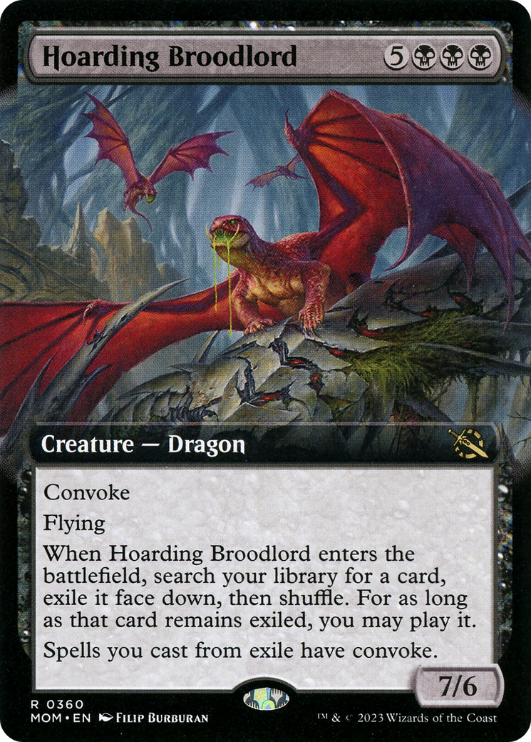 Hoarding Broodlord (Extended Art) (360) Foil - March of the Machine