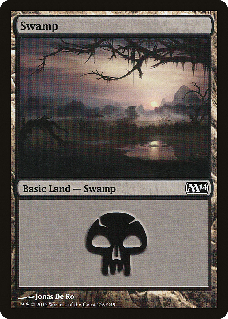 Swamp (239) Foil - Magic 2014
