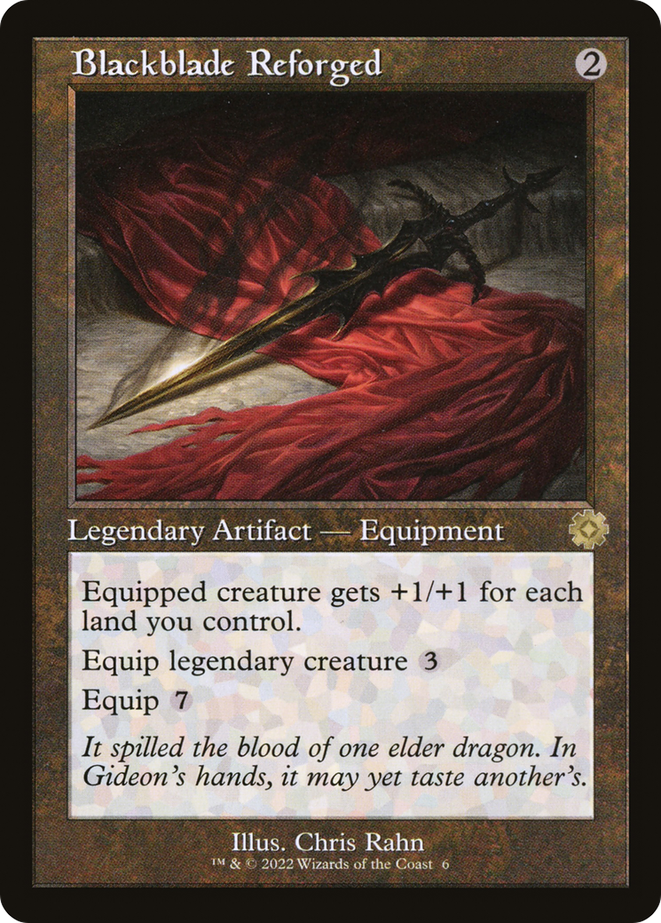 Blackblade Reforged (Retro) (006) - The Brothers' War Retro Artifacts