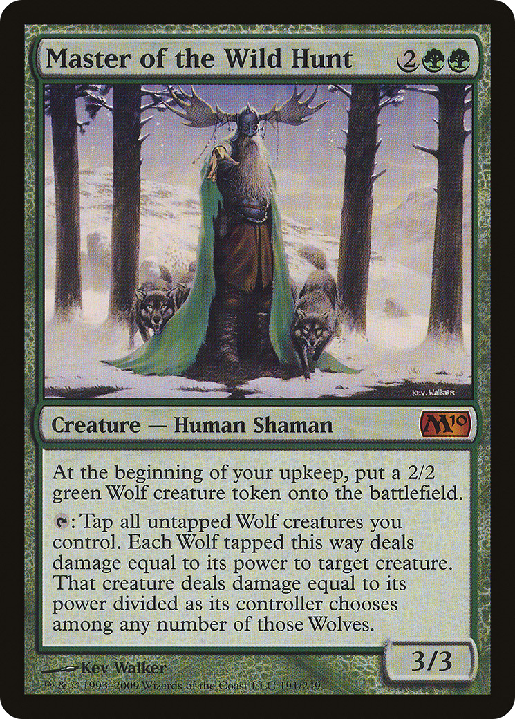 Master of the Wild Hunt (191) Foil - Magic 2010