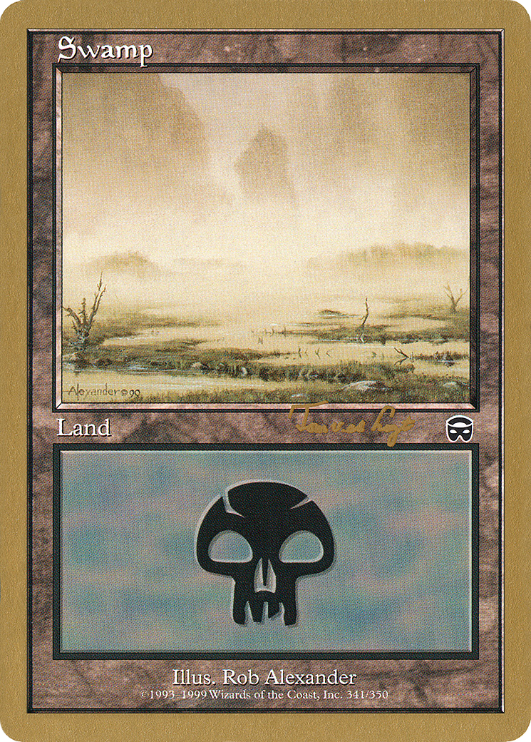 Swamp (341) - 2001 Tom van de Logt (MMQ) (Retro) - World Championship Decks 2001