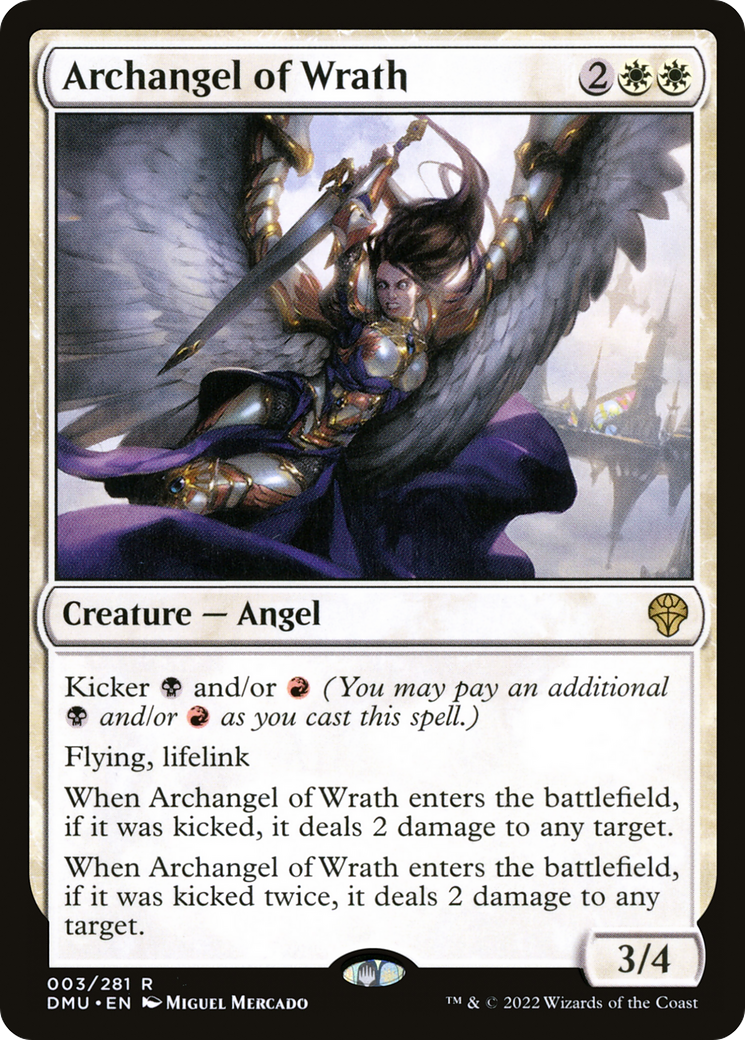 Archangel of Wrath (003) Foil - Dominaria United