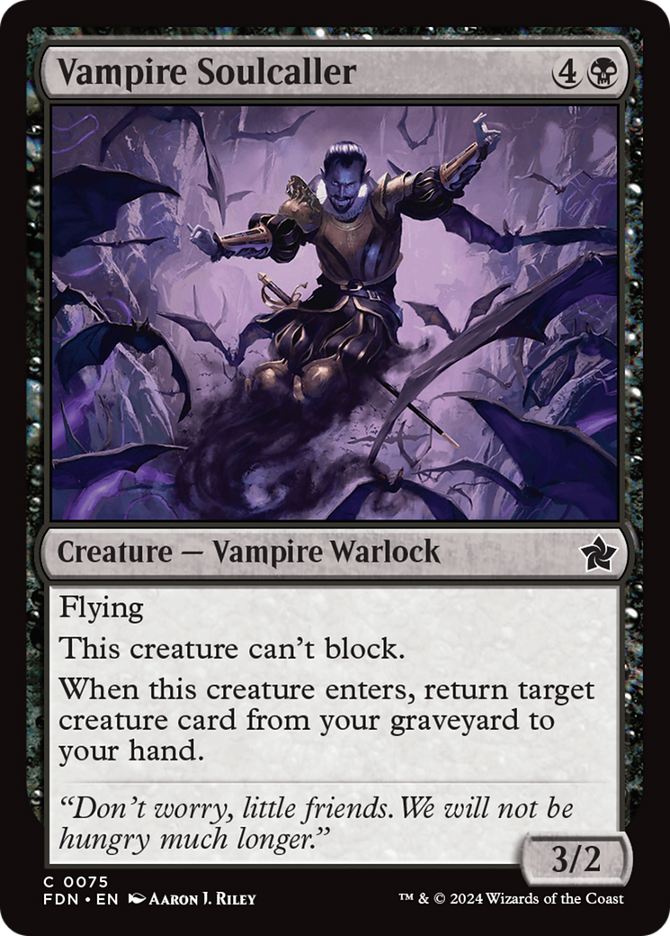 Vampire Soulcaller (075) Foil - Foundations
