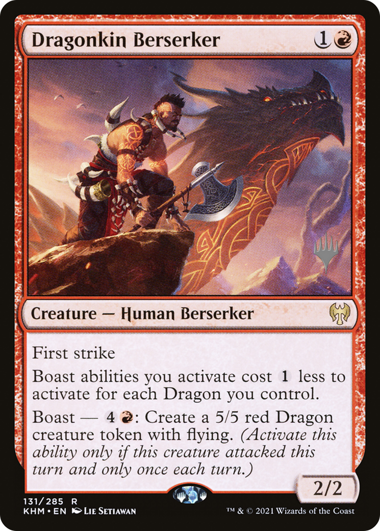 Dragonkin Berserker (131p) - Kaldheim Promos