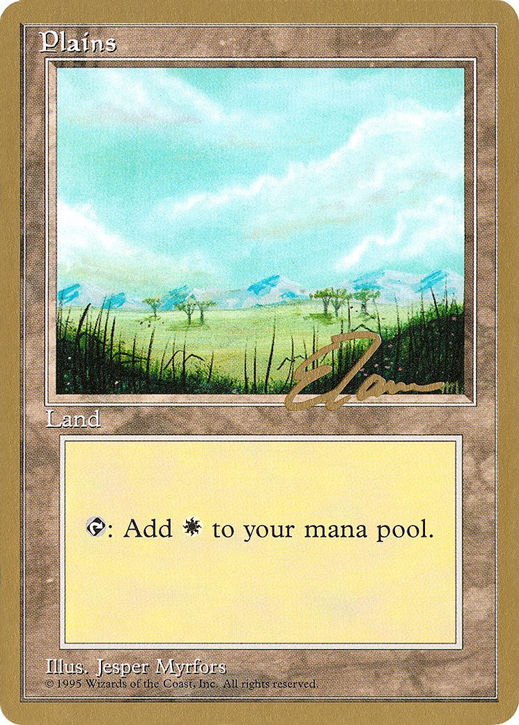 Plains (B) - 1996 Eric Tam (4ED) - Pro Tour Collector Set