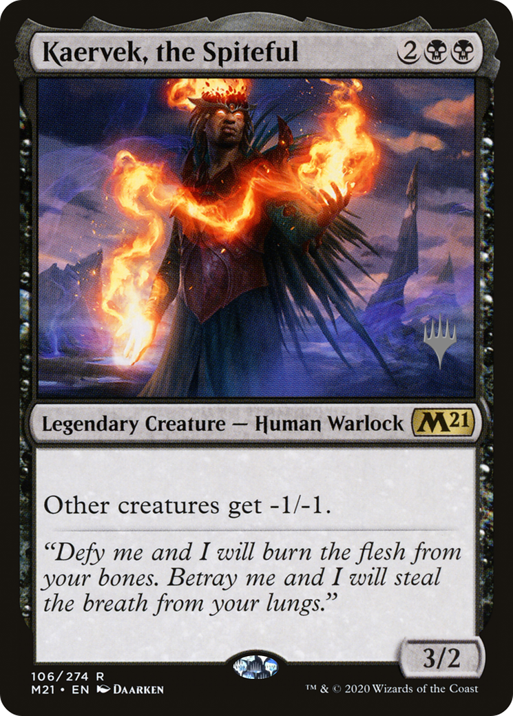 Kaervek, the Spiteful (106) - Core Set 2021 Promos