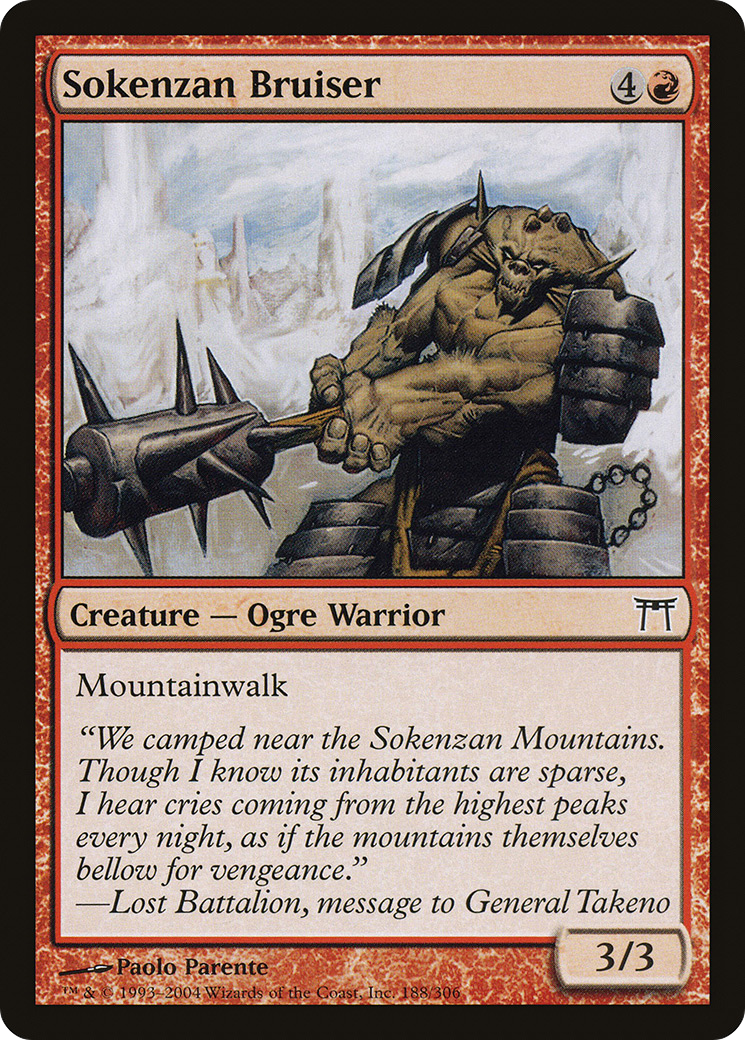 Sokenzan Bruiser (188) Foil - Champions of Kamigawa