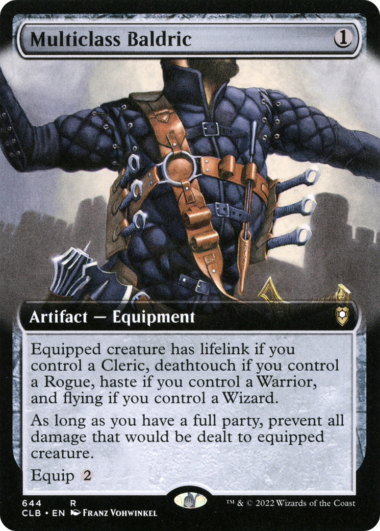 Multiclass Baldric (Extended Art) (644) - Commander Legends: Battle for Baldur's Gate