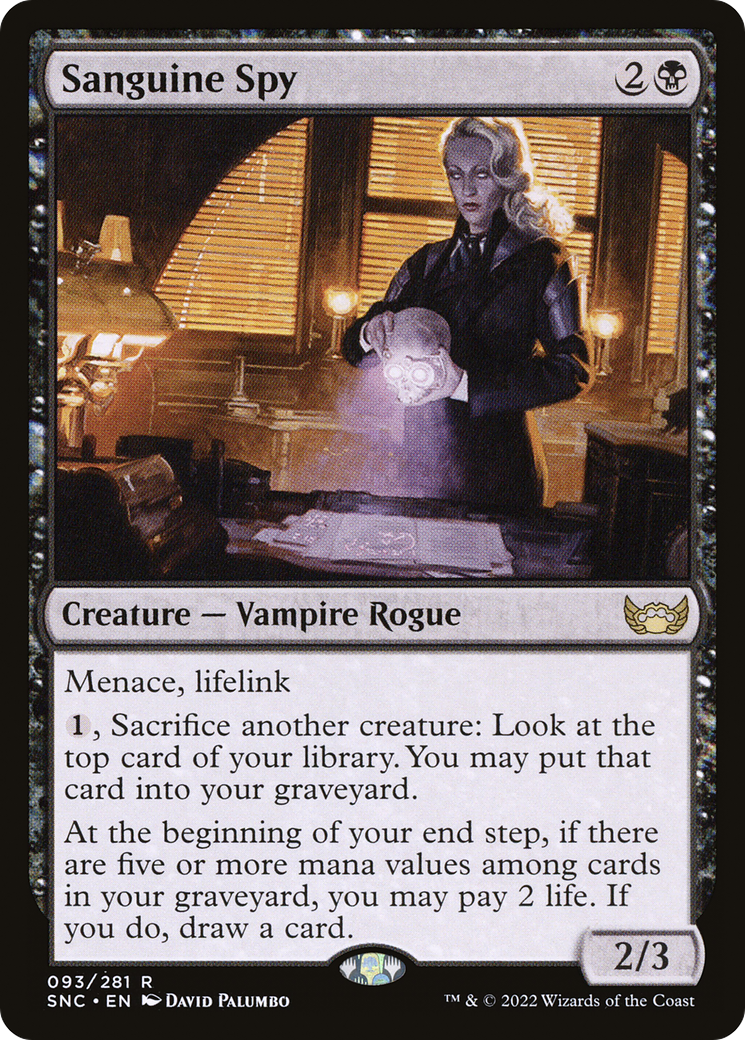 Sanguine Spy (093) Foil - Streets of New Capenna