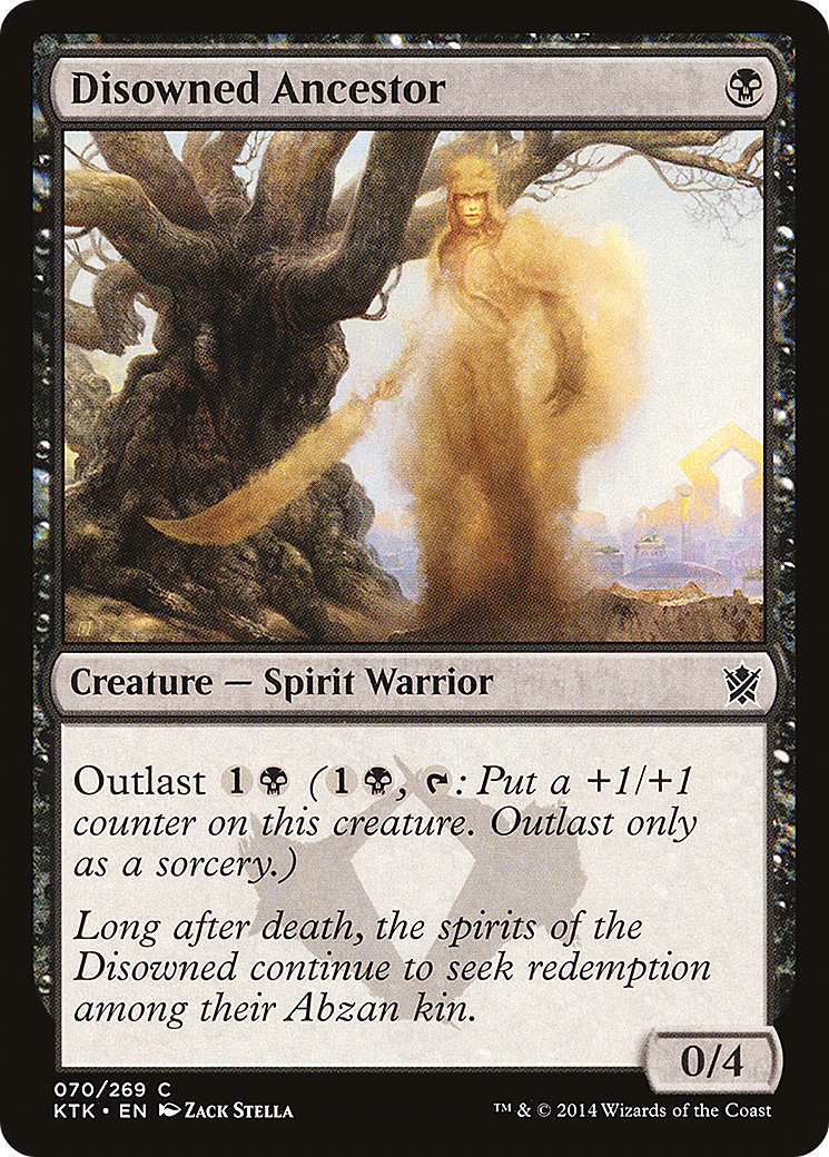 Disowned Ancestor (070) - Khans of Tarkir