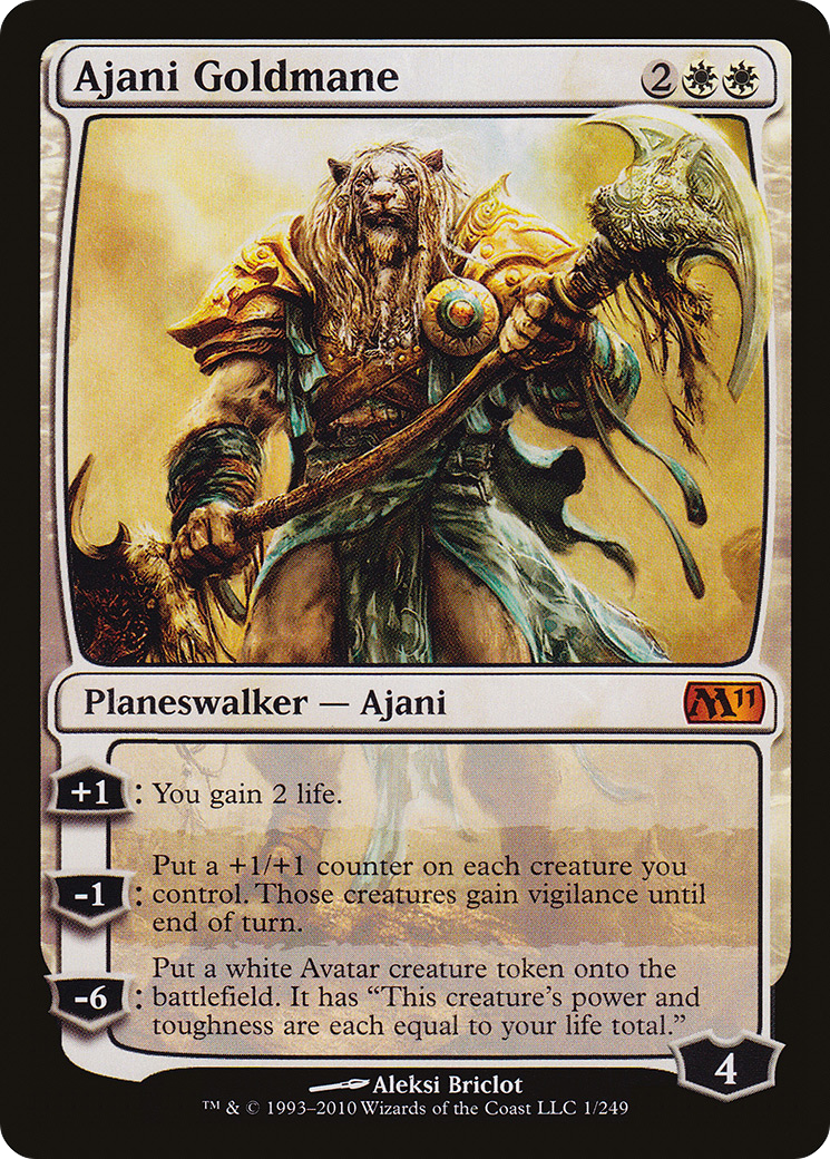 Ajani Goldmane (001) - Magic 2011
