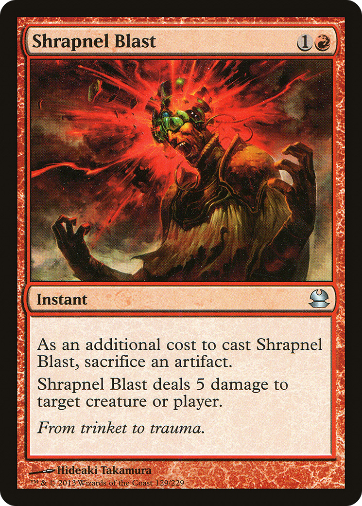 Shrapnel Blast (129) - Modern Masters