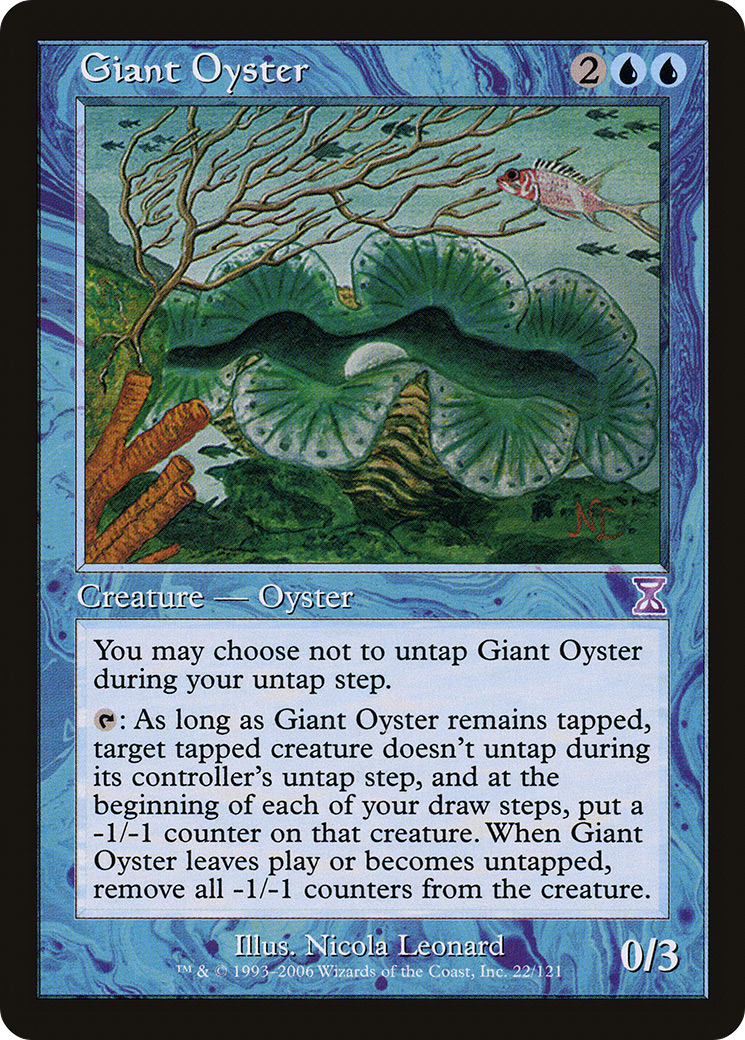 Giant Oyster (Retro) (022) Foil - Time Spiral Timeshifted