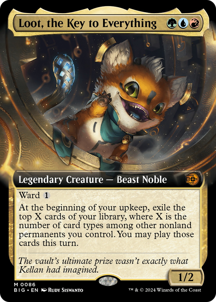 Loot, the Key to Everything (Extended Art) (086) Foil - The Big Score