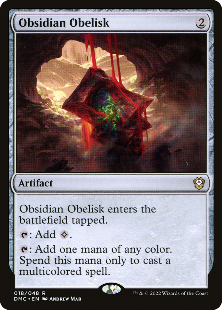 Obsidian Obelisk (018) - Dominaria United Commander
