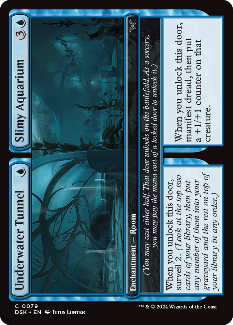 Underwater Tunnel // Slimy Aquarium (079) - Duskmourn: House of Horror