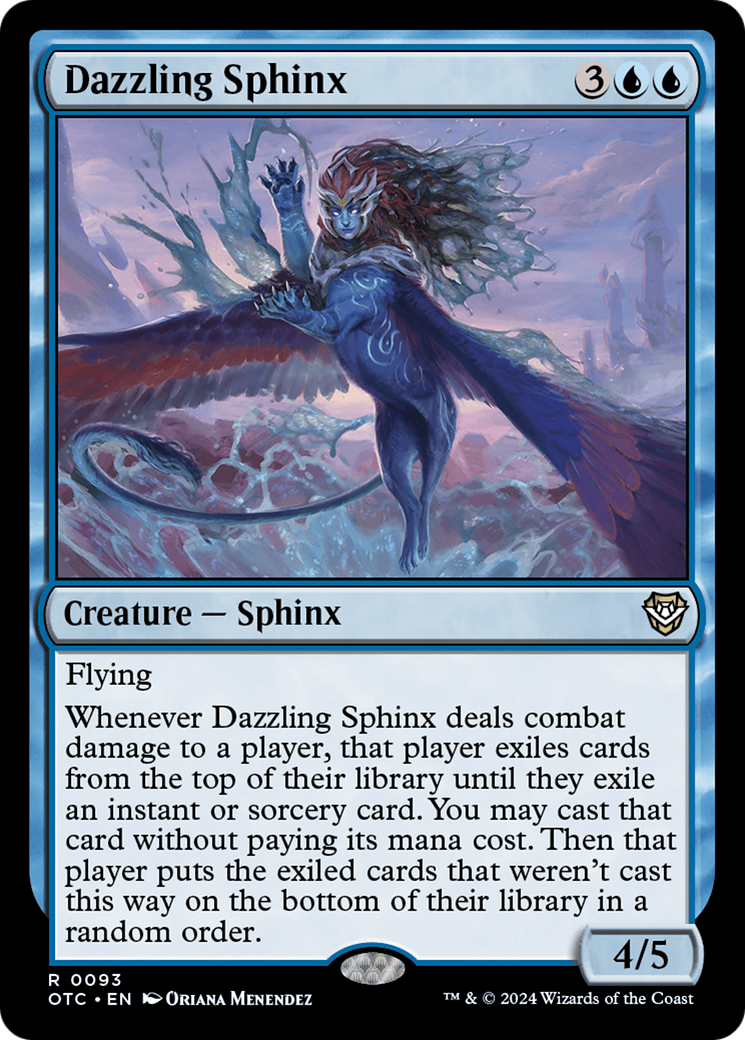 Dazzling Sphinx (093) - Outlaws of Thunder Junction Commander