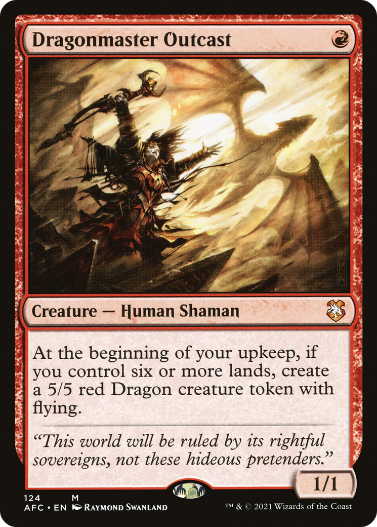 Dragonmaster Outcast (124) - Forgotten Realms Commander