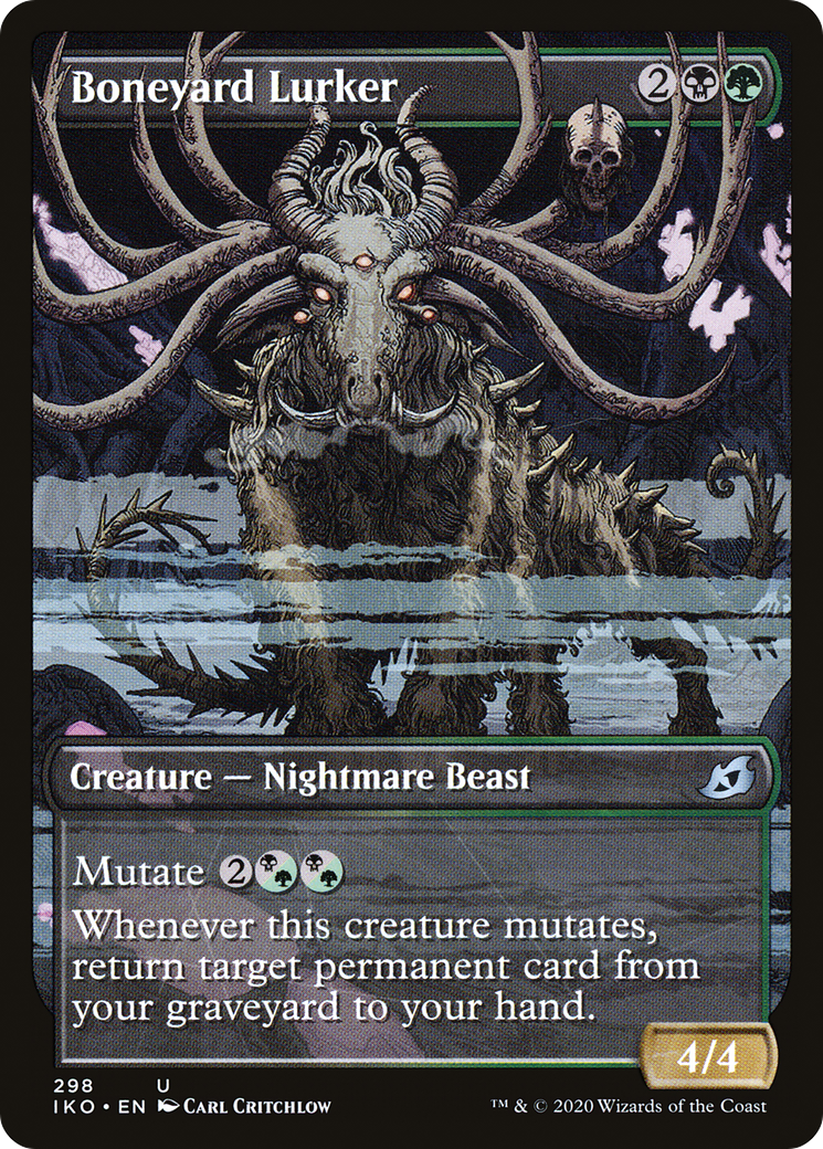 Boneyard Lurker (Showcase) (298) - Ikoria: Lair of Behemoths