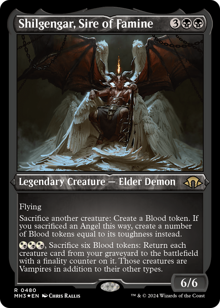 Shilgengar, Sire of Famine (480) Foil - Modern Horizons 3