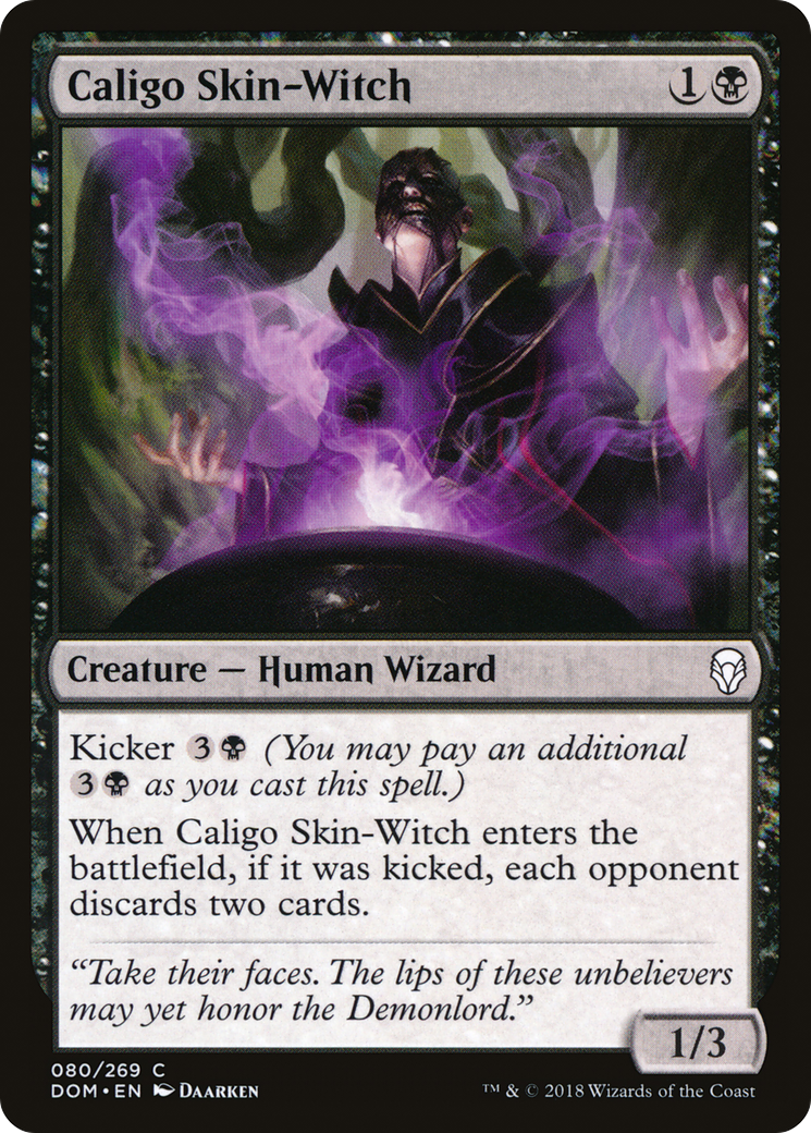 Caligo Skin-Witch (080) Foil - Dominaria