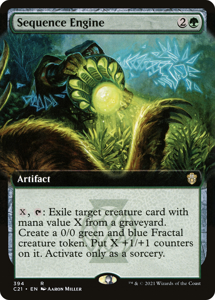 Sequence Engine (Extended Art) (394) - Commander 2021