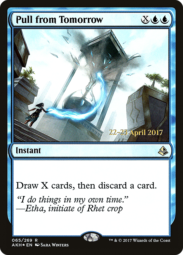 Pull from Tomorrow (65s) Foil - Amonkhet Promos