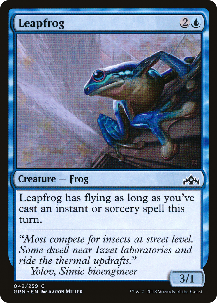 Leapfrog (042) Foil - Guilds of Ravnica