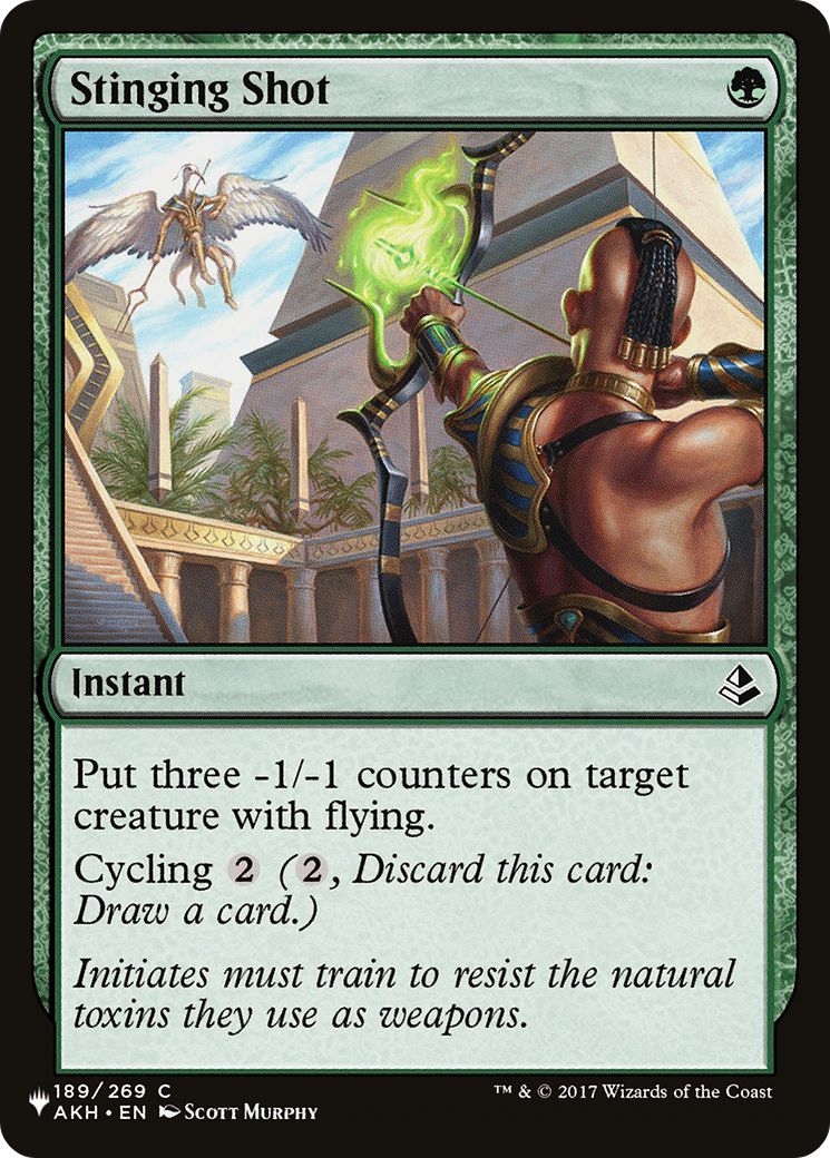 Stinging Shot (AKH-189) - The List