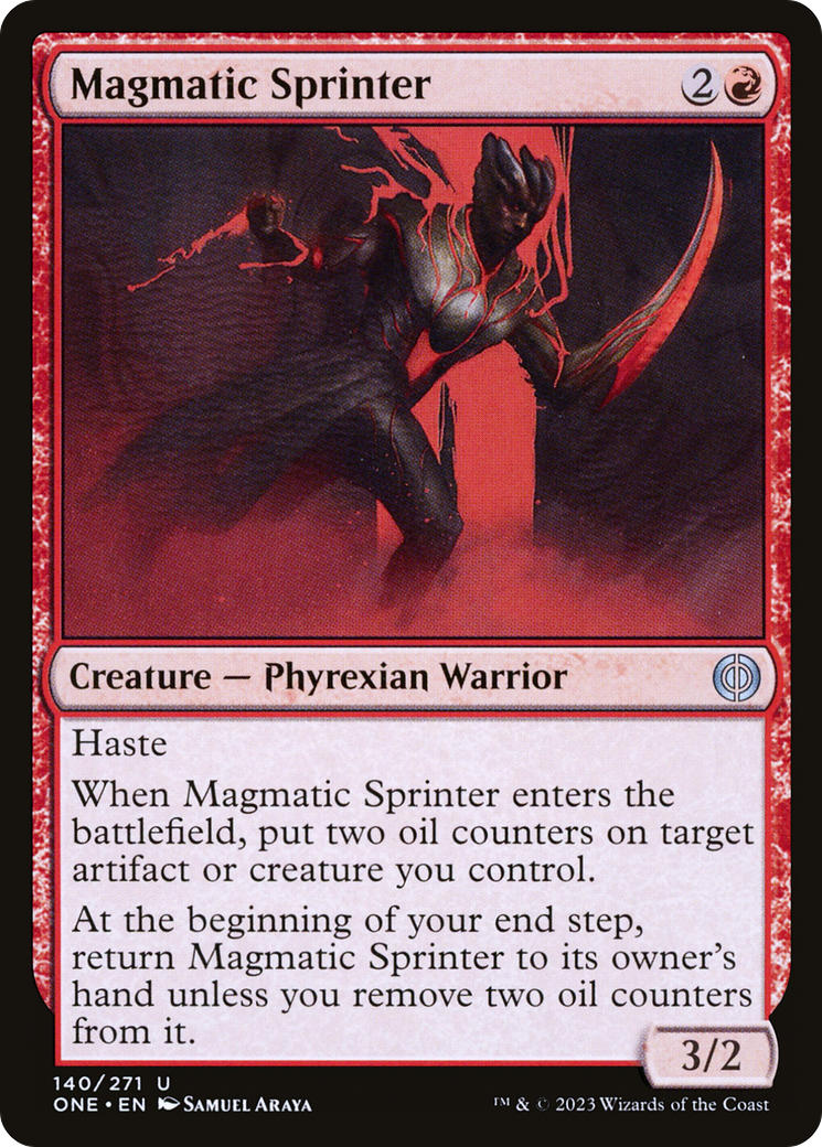 Magmatic Sprinter (140) - Phyrexia: All Will Be One