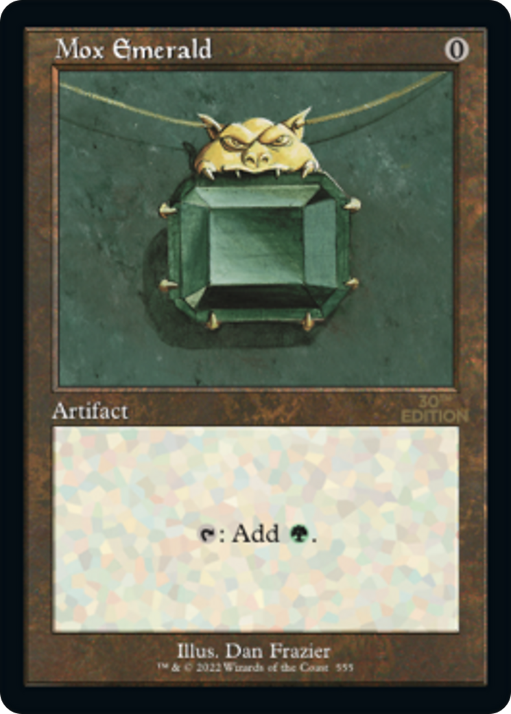 Mox Emerald (Retro) (555) - 30th Anniversary Edition