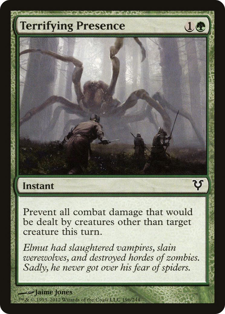 Terrifying Presence (196) - Avacyn Restored