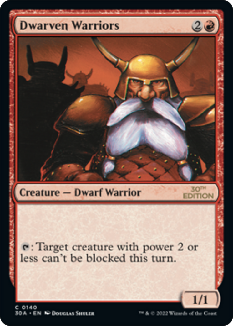 Dwarven Warriors (140) - 30th Anniversary Edition