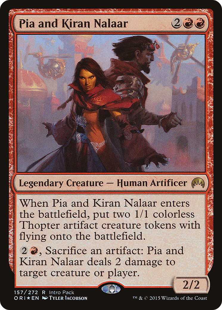 Pia and Kiran Nalaar (157) Foil - Magic Origins Promos